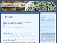 Tablet Screenshot of collegecooking.the-college-reporter.com